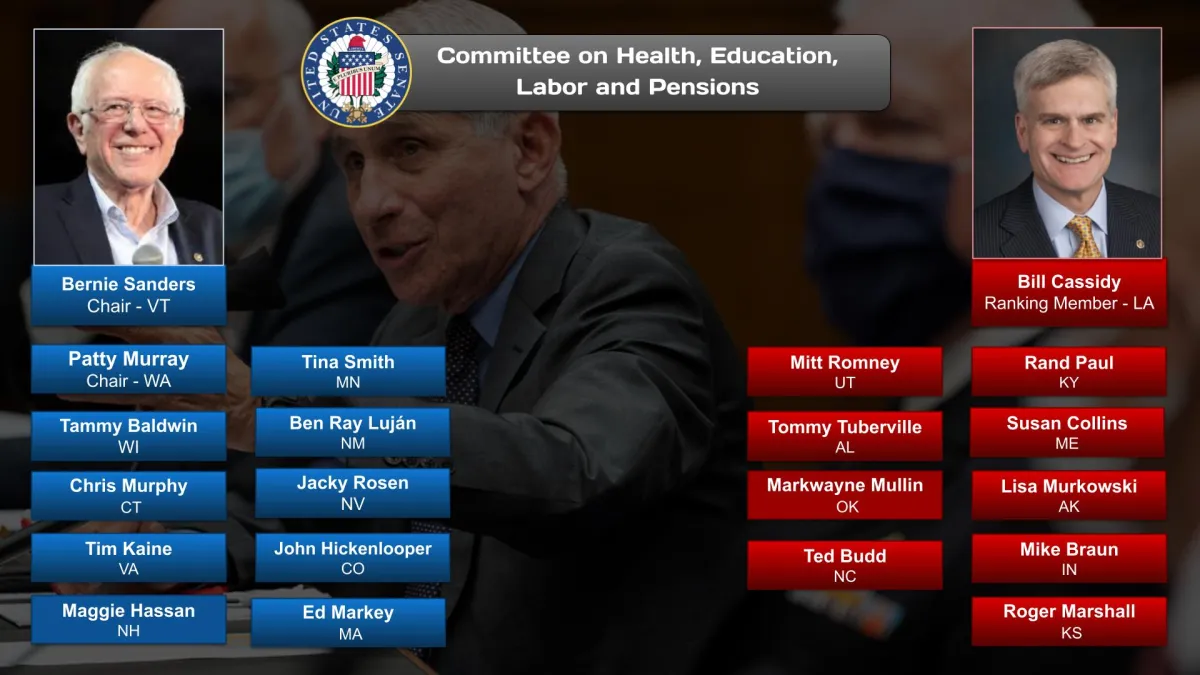 Senate Health, Education, Labor and Pensions Committee